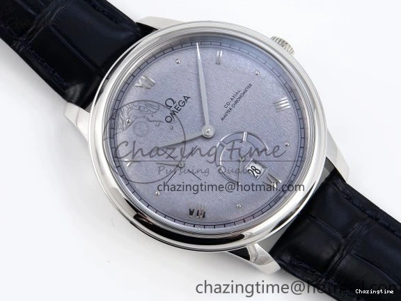 0106 Trendsetting De Ville Power Reserve SS MKF 1:1 Best Edition Blue Textured Dial on Black Leather Strap A 7742